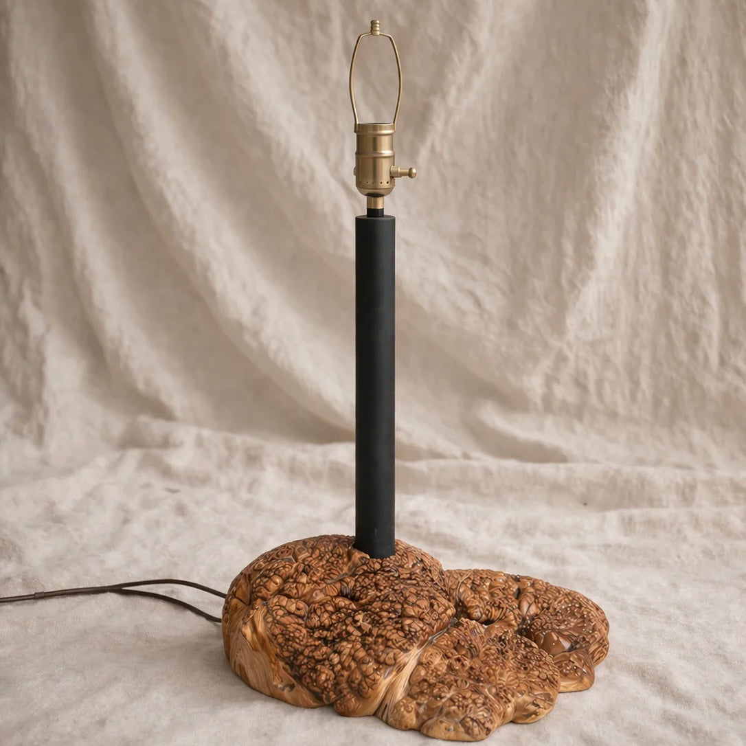 Maple Burl Table Lamp